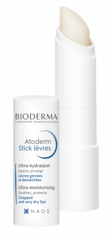 BIODERMA produkto nuotrauka, Atoderm Stick levres 4g, drėkinantis pieštukas lūpoms