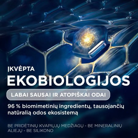 Ikvėpta ekobiologijos. Labai sausai ir atopiškai odai