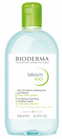 BIODERMA produkto nuotrauka, Sebium H2O 500ml, micelinis valomasis vanduo